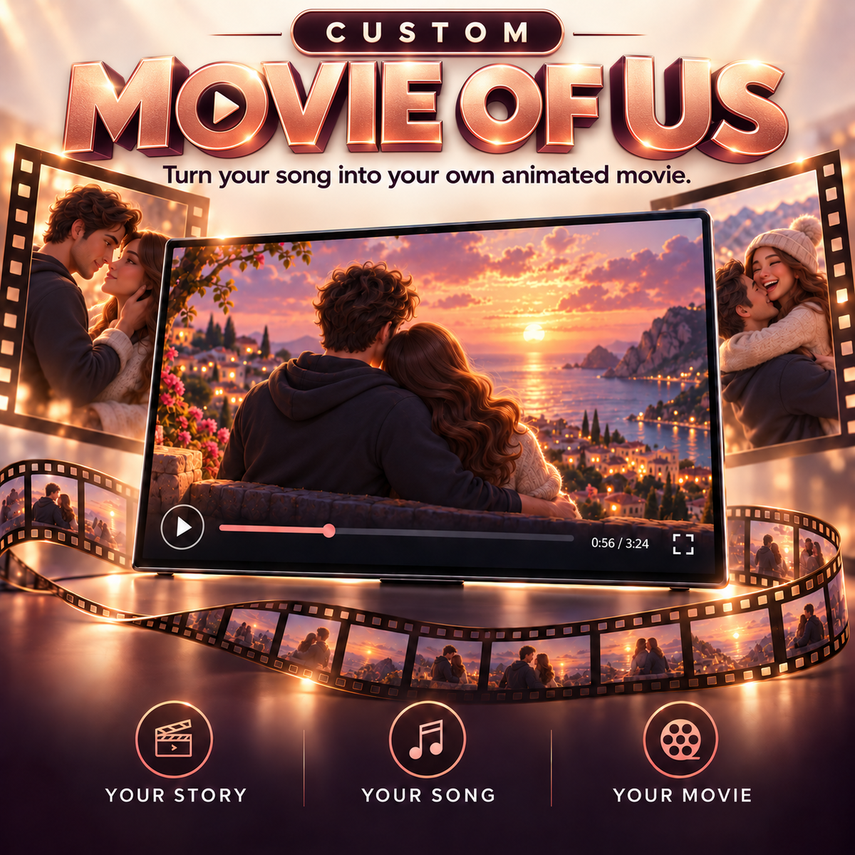 Movie Of Us - Custom Movie Based On Your Song